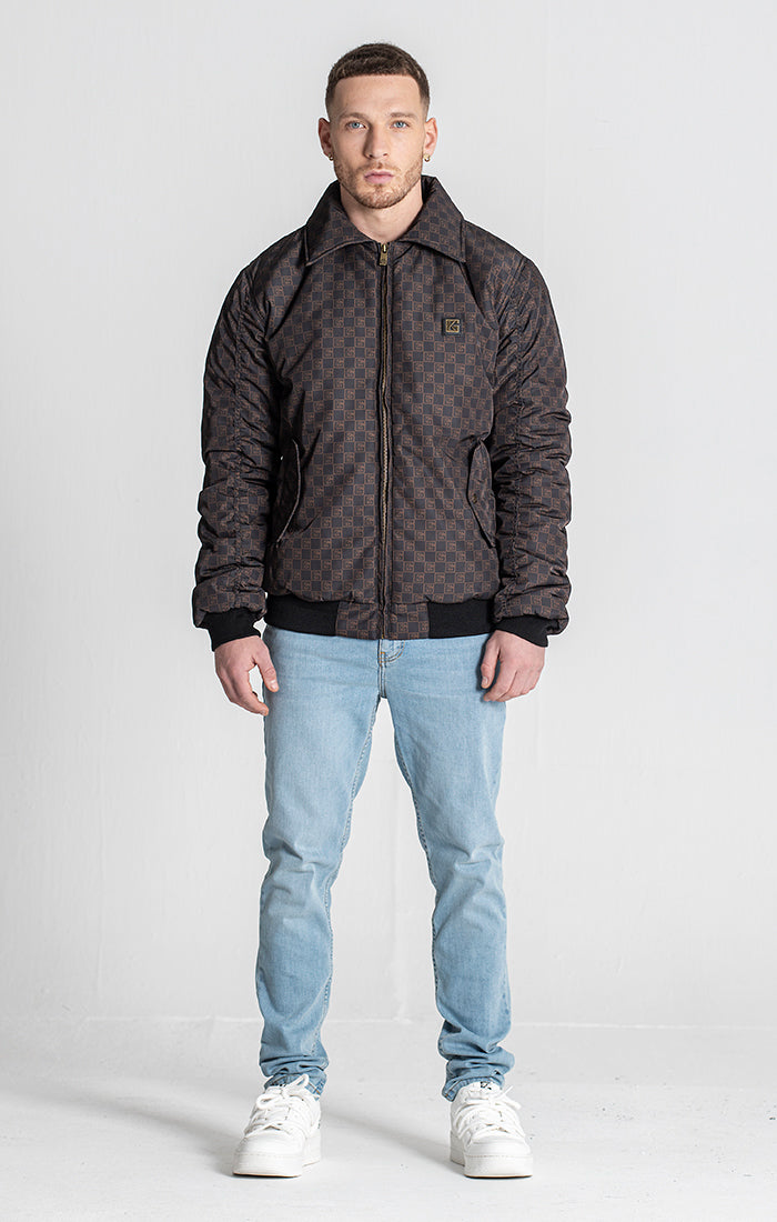 Brown Clone Bomber Jacket