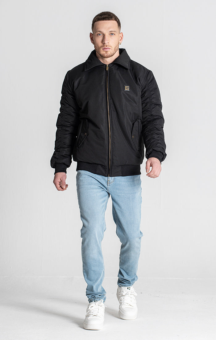 Black Core Bomber Jacket