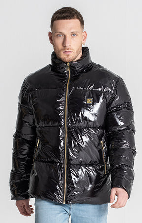 Black Alien Puffer Jacket