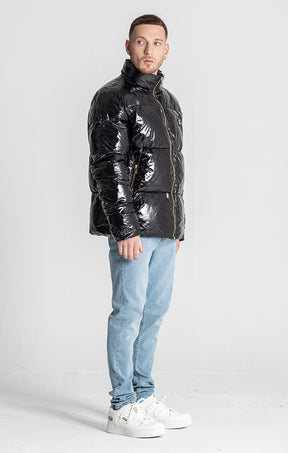 Black Alien Puffer Jacket