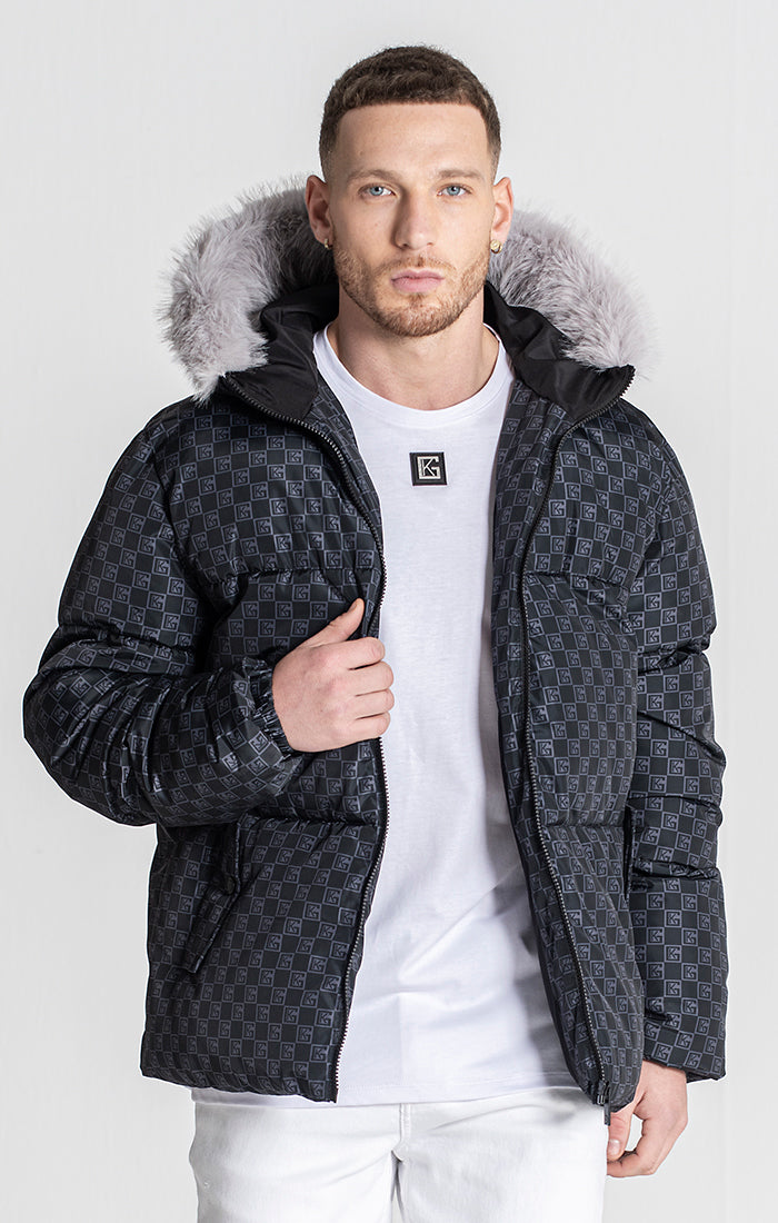 Black Clone Puffer Jacket