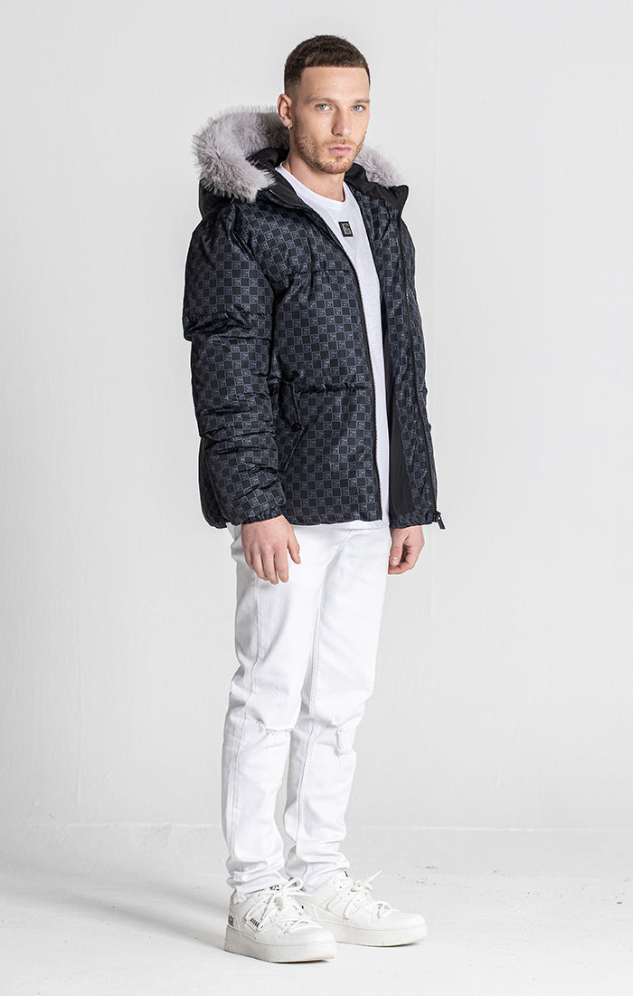 Black Clone Puffer Jacket