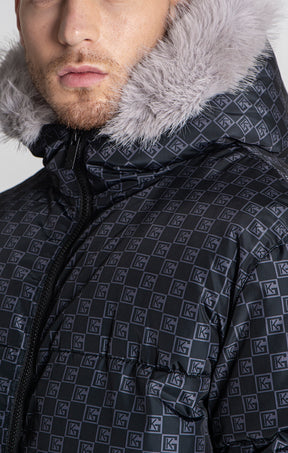 Black Clone Puffer Jacket