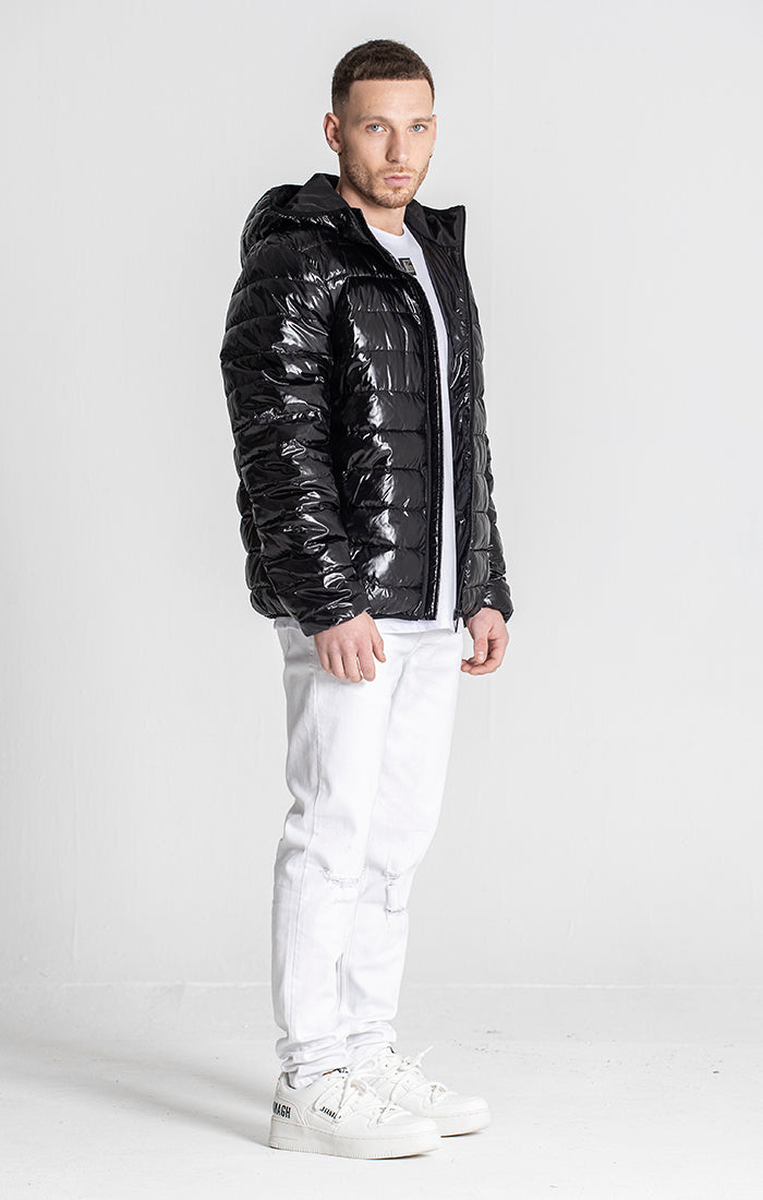 Black Team Puffer Jacket