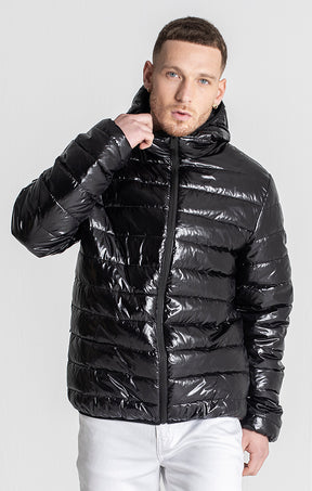 Black Team Puffer Jacket