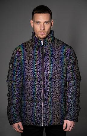 Multicolor Alien Puffer Jacket