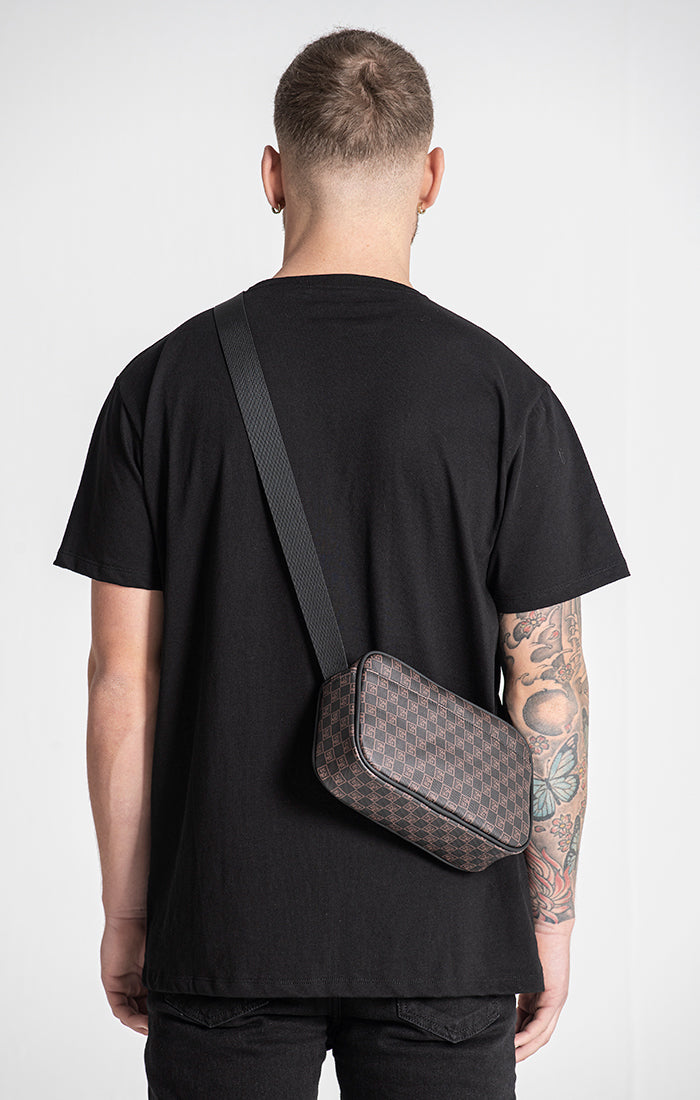 Brown iD Clone Shoulder Bag