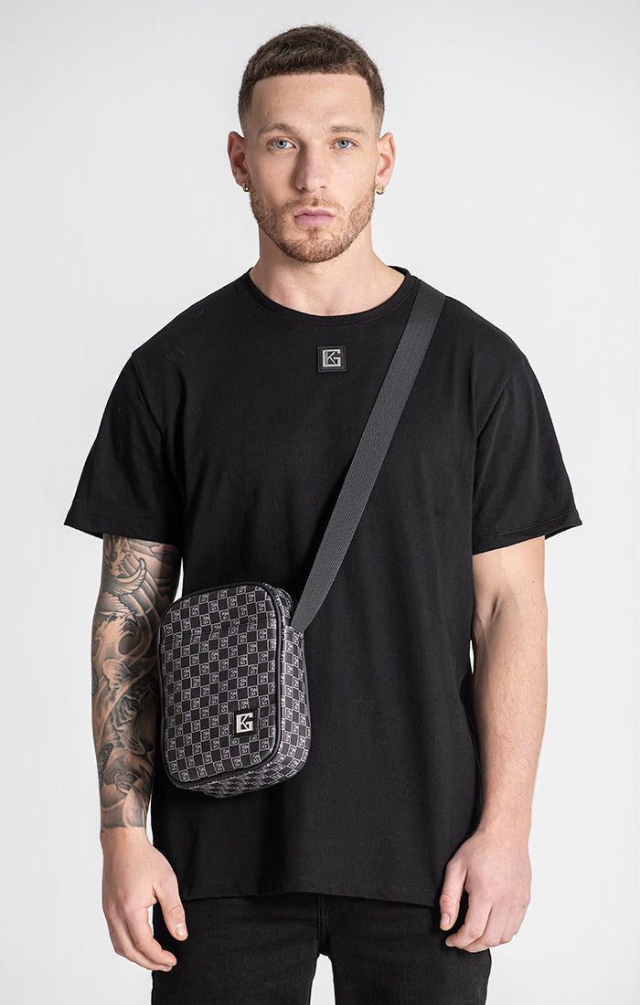 Grey iD Clone Vertical Shoulder Bag