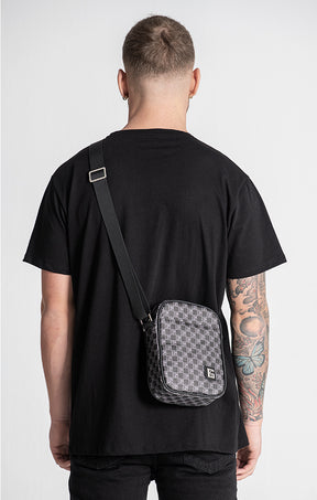 Grey iD Clone Vertical Shoulder Bag