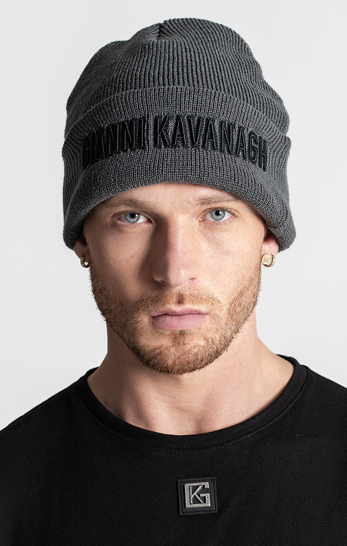 Grey Core Beanie