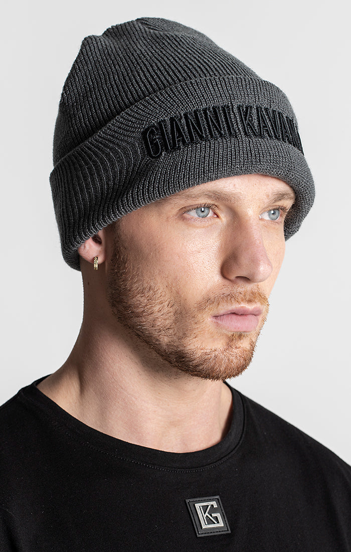 Grey Core Beanie