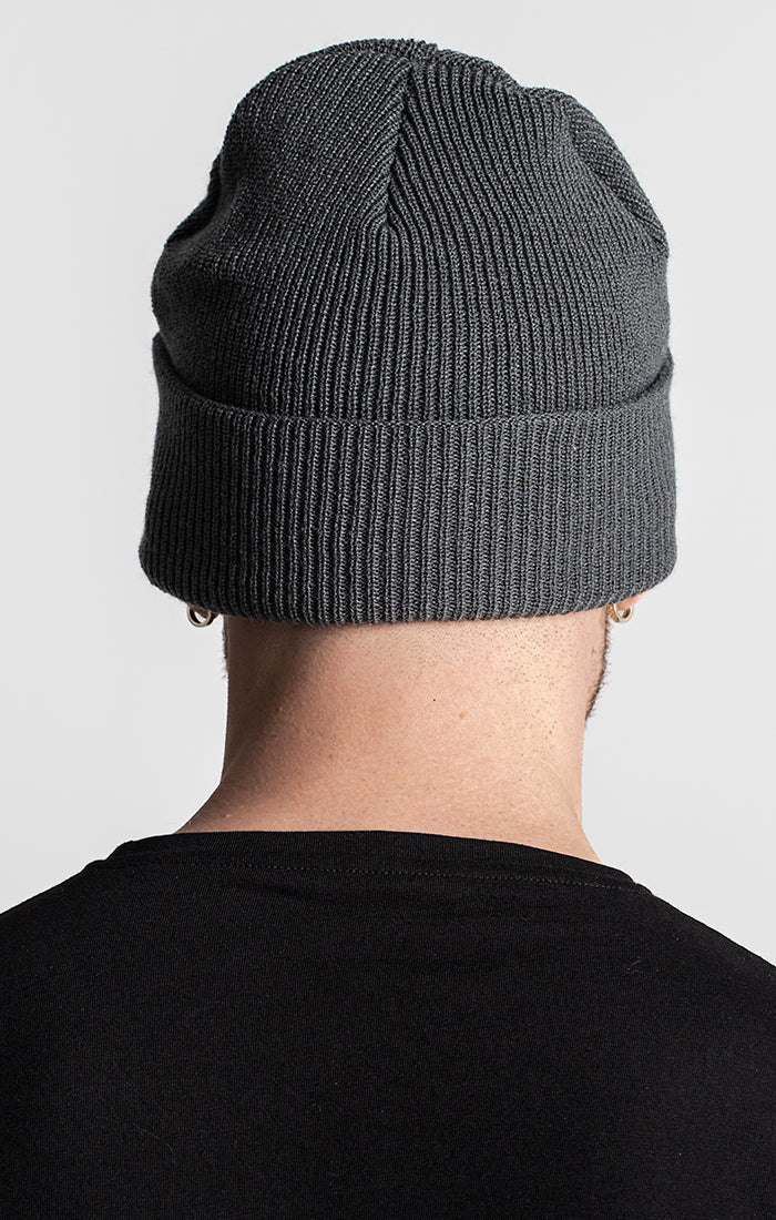 Grey Core Beanie