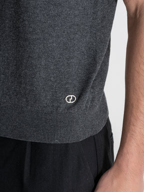 Grey Soft Knit Tee