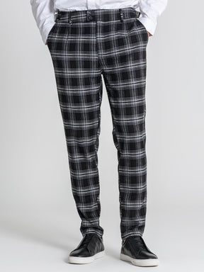 Grey Oxford Chino Pants