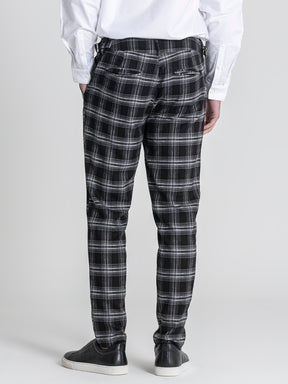 Grey Oxford Chino Pants