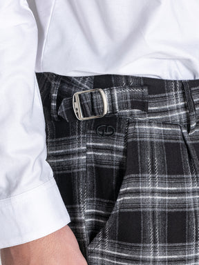 Grey Oxford Chino Pants