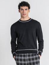 Black Soft Knit Longsleeve Tee