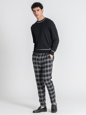 Black Soft Knit Longsleeve Tee