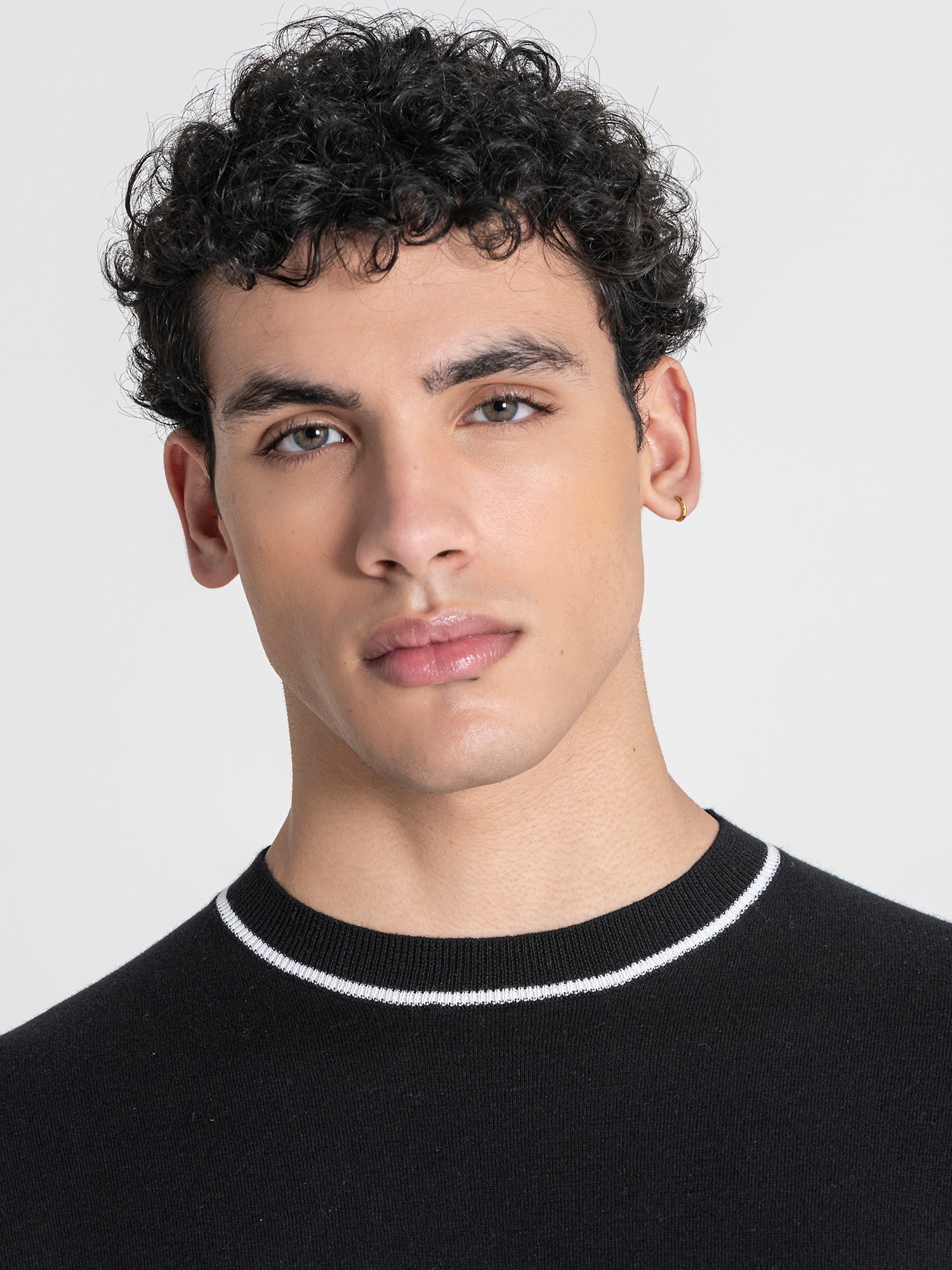 Black Soft Knit Longsleeve Tee