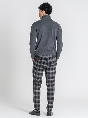 Grey Soft Knit Turtleneck