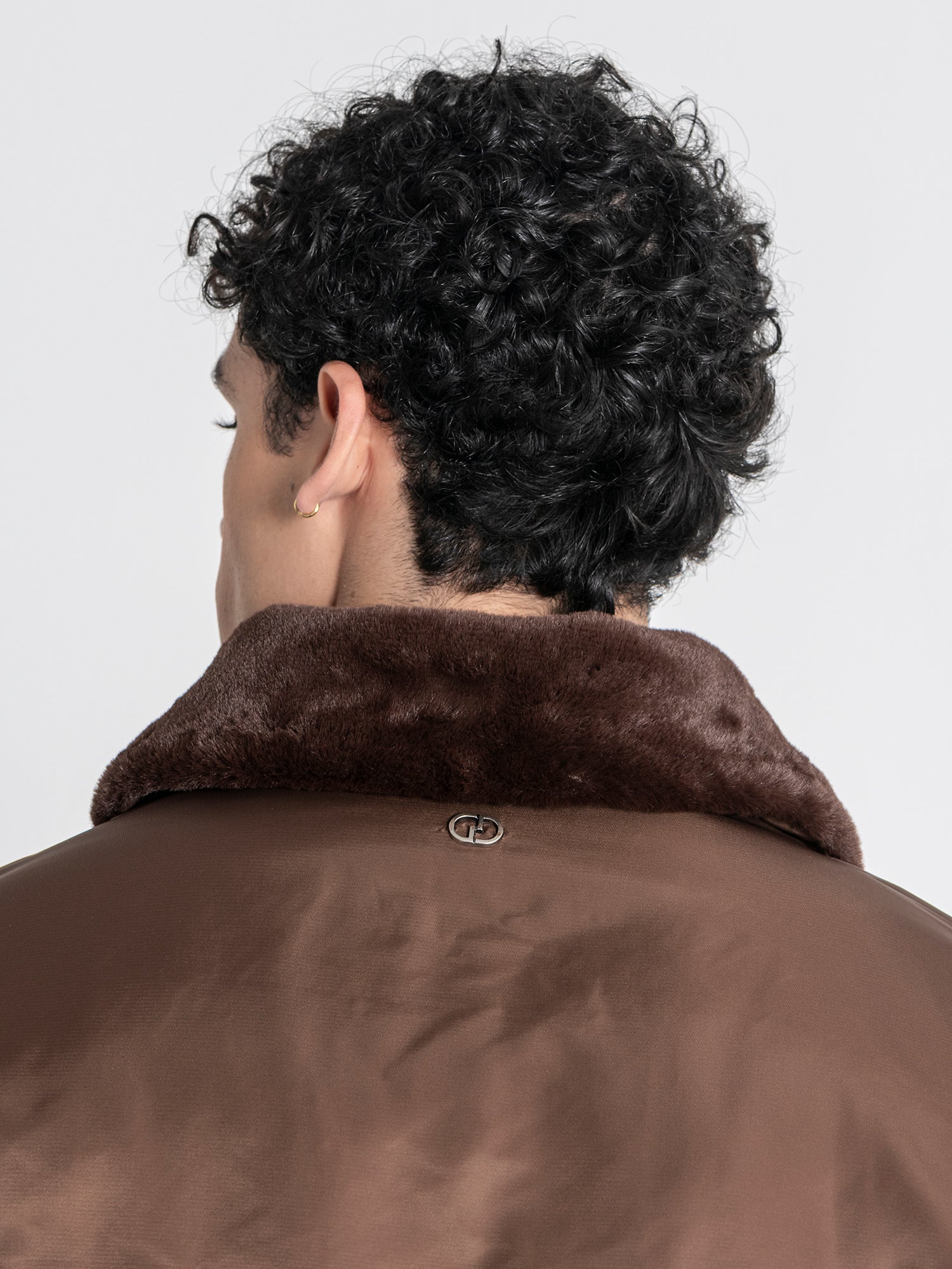 Brown GG Puffer Jacket