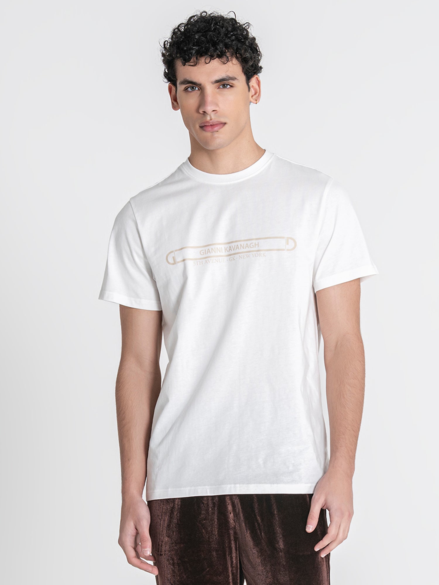 White 5th Avenue Tee