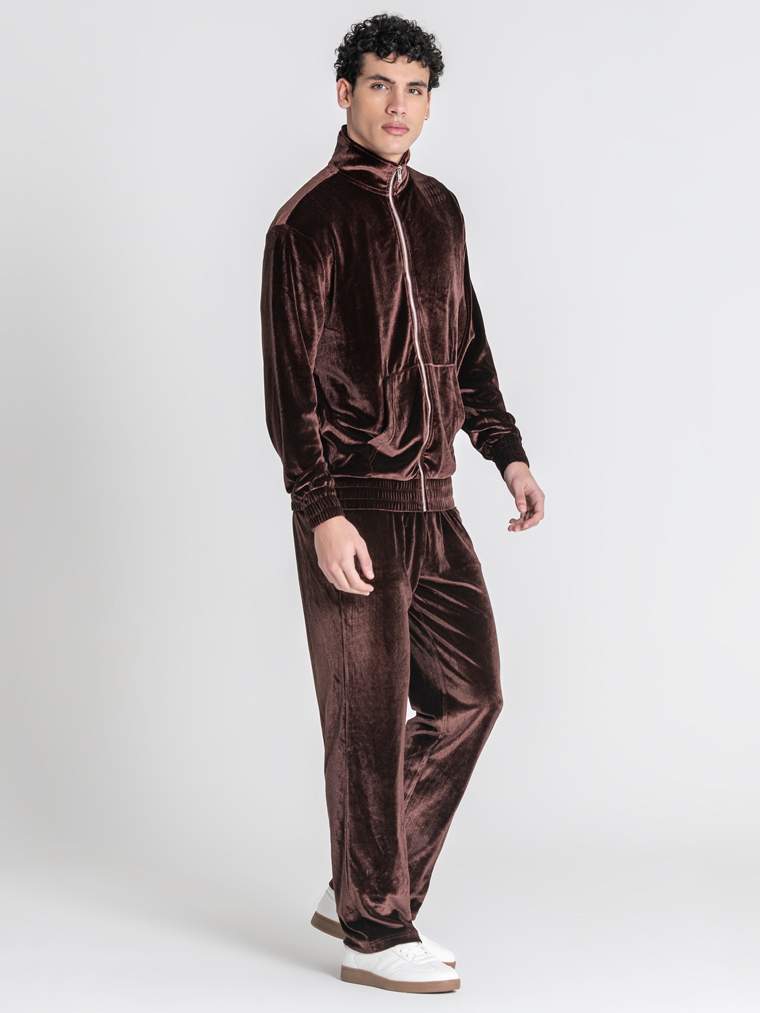 Brown GK Tape Zip Jacket