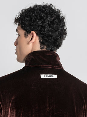 Brown GK Tape Zip Jacket