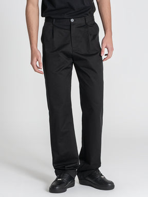 Black Pleat Pants
