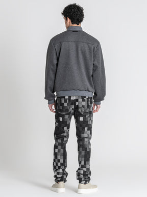 Grey Soft Core Bomber Jacket