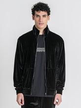 Black GK Tape Zip Jacket