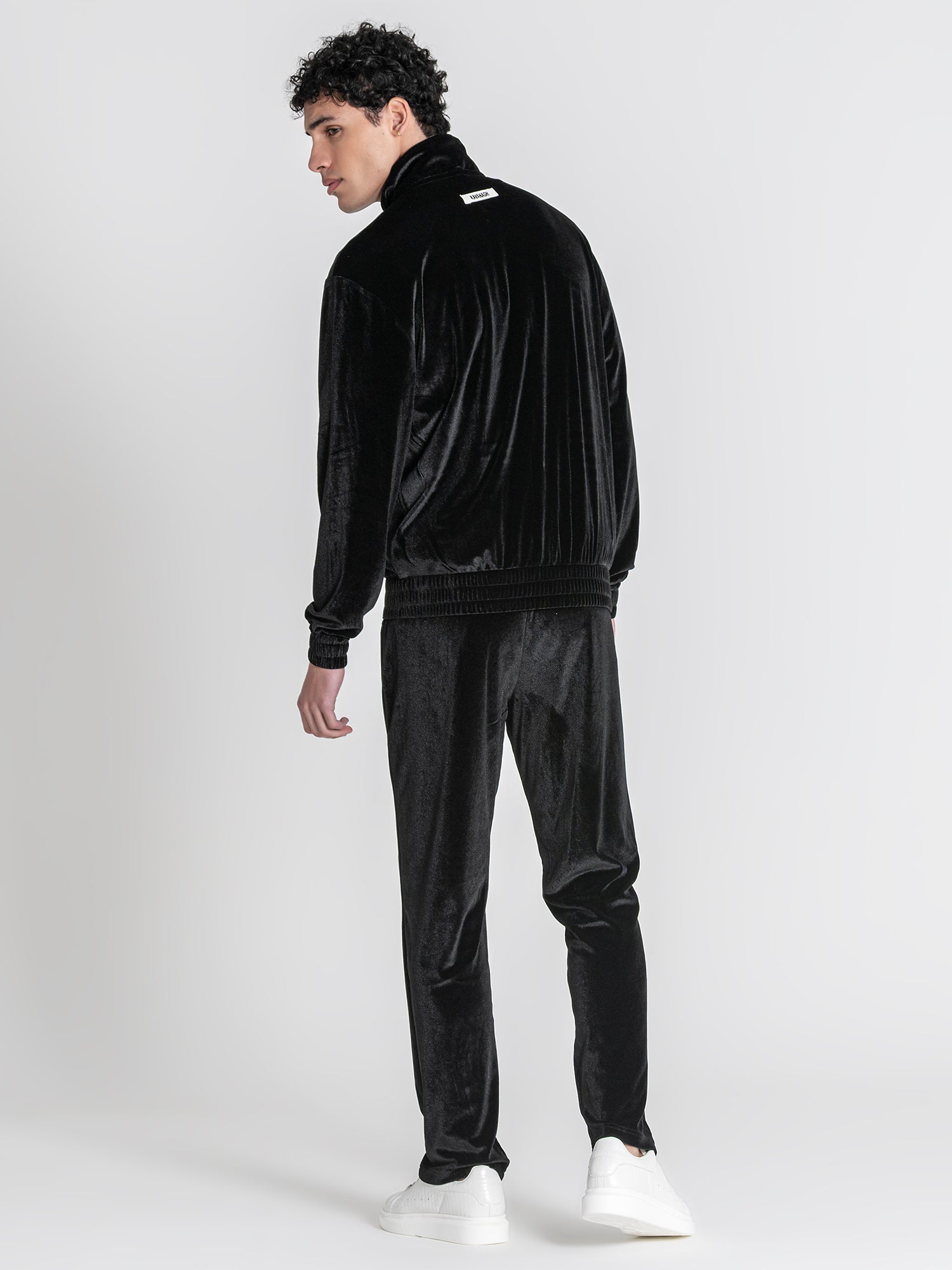 Black GK Tape Zip Jacket