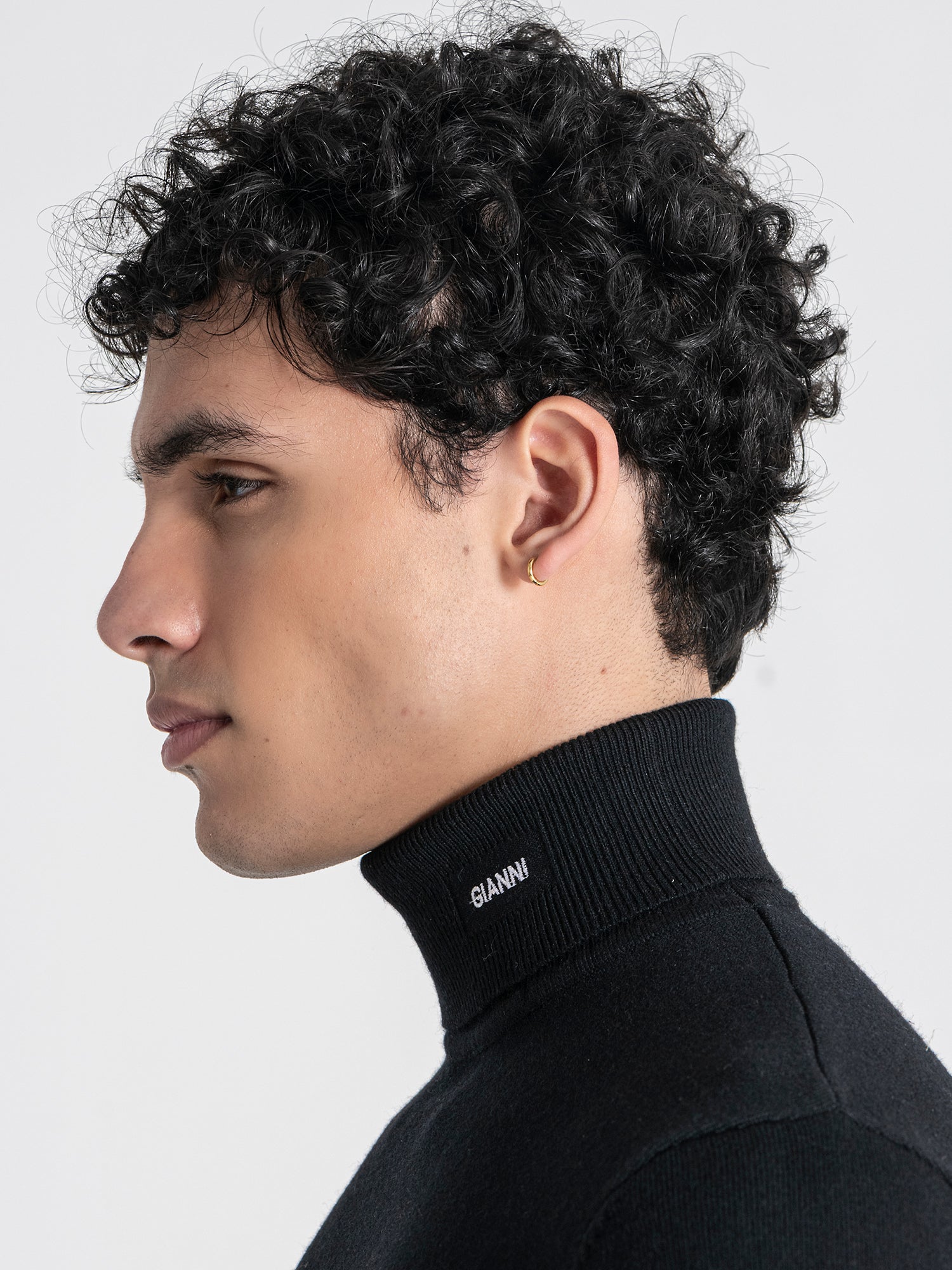 Black Soft Knit Turtleneck