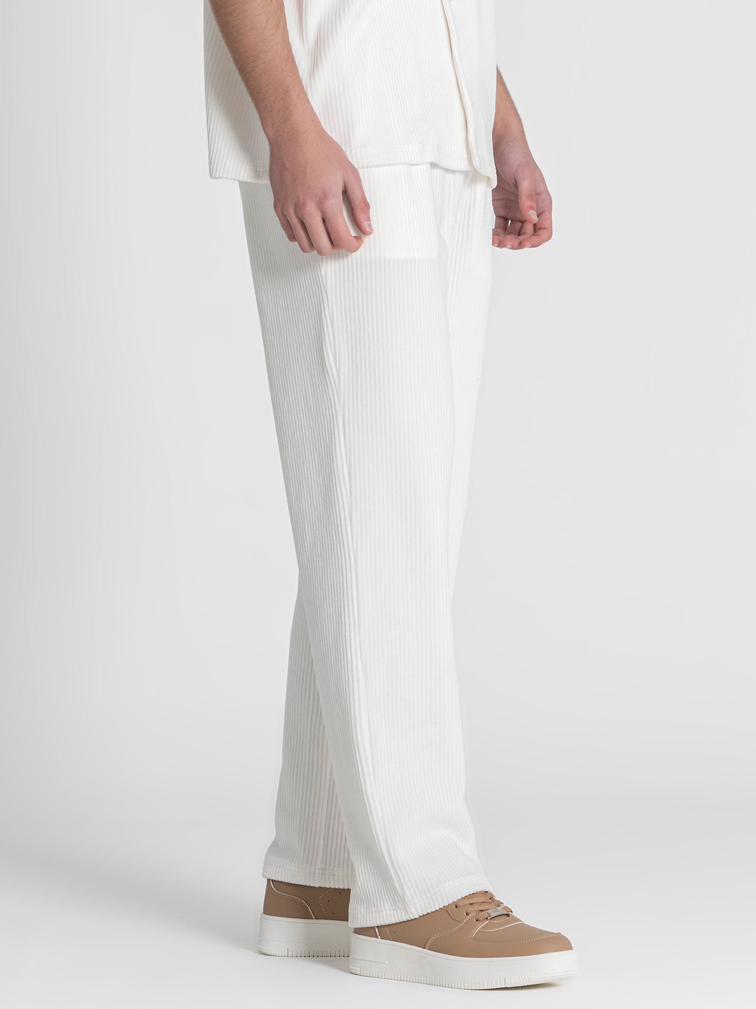 White Surface Pants