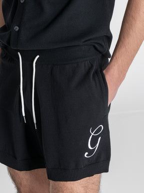 Black G Knit Shorts