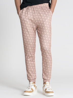 Beige GK Tape Joggers