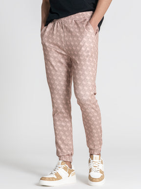 Beige GK Tape Joggers