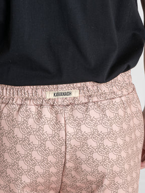 Beige GK Tape Joggers