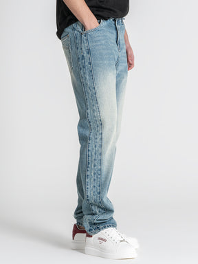 Medium Blue Tape Jeans