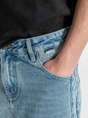 Medium Blue Tape Jeans