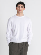 White Hexa Knit Sweater