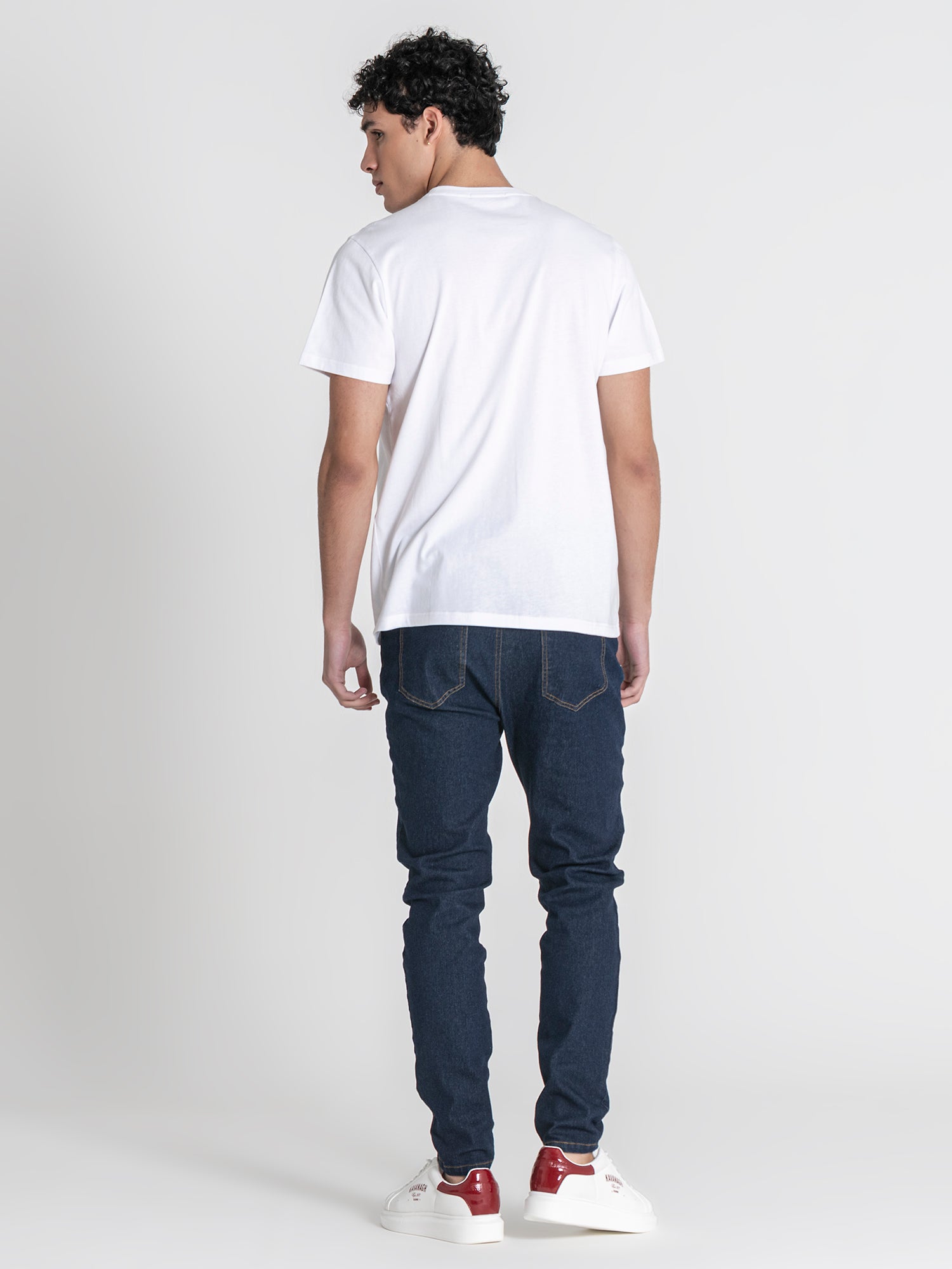 White Block Tee