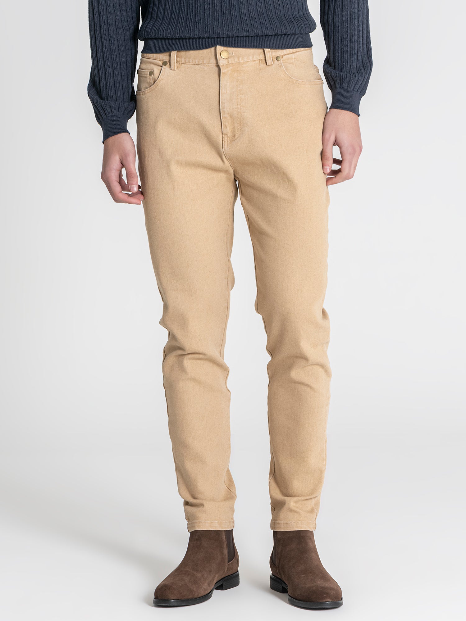 Beige Essential Jeans