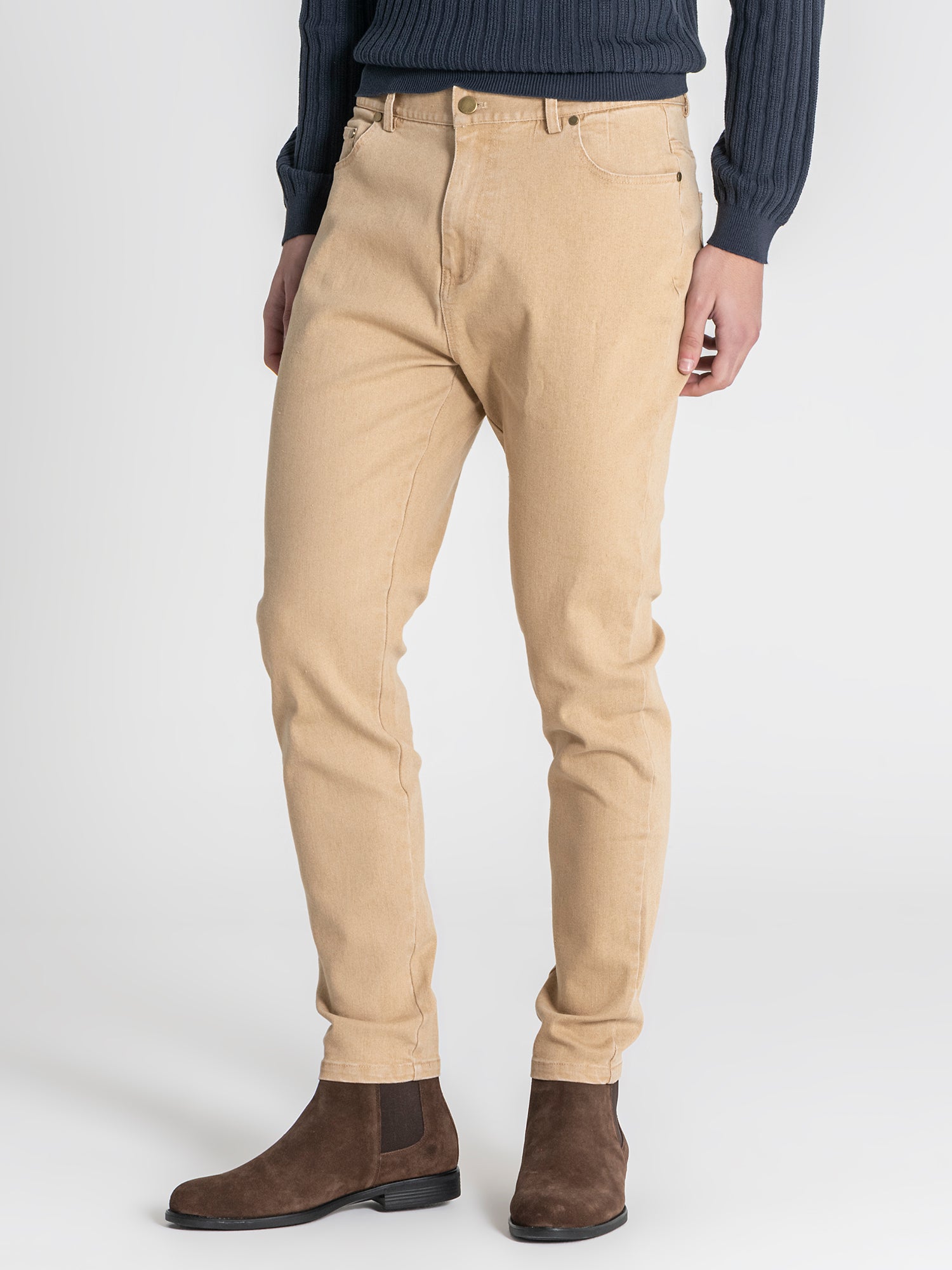 Beige Essential Jeans