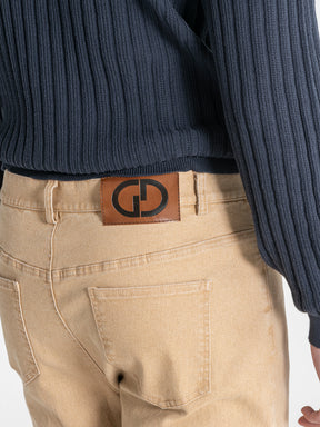 Beige Essential Jeans