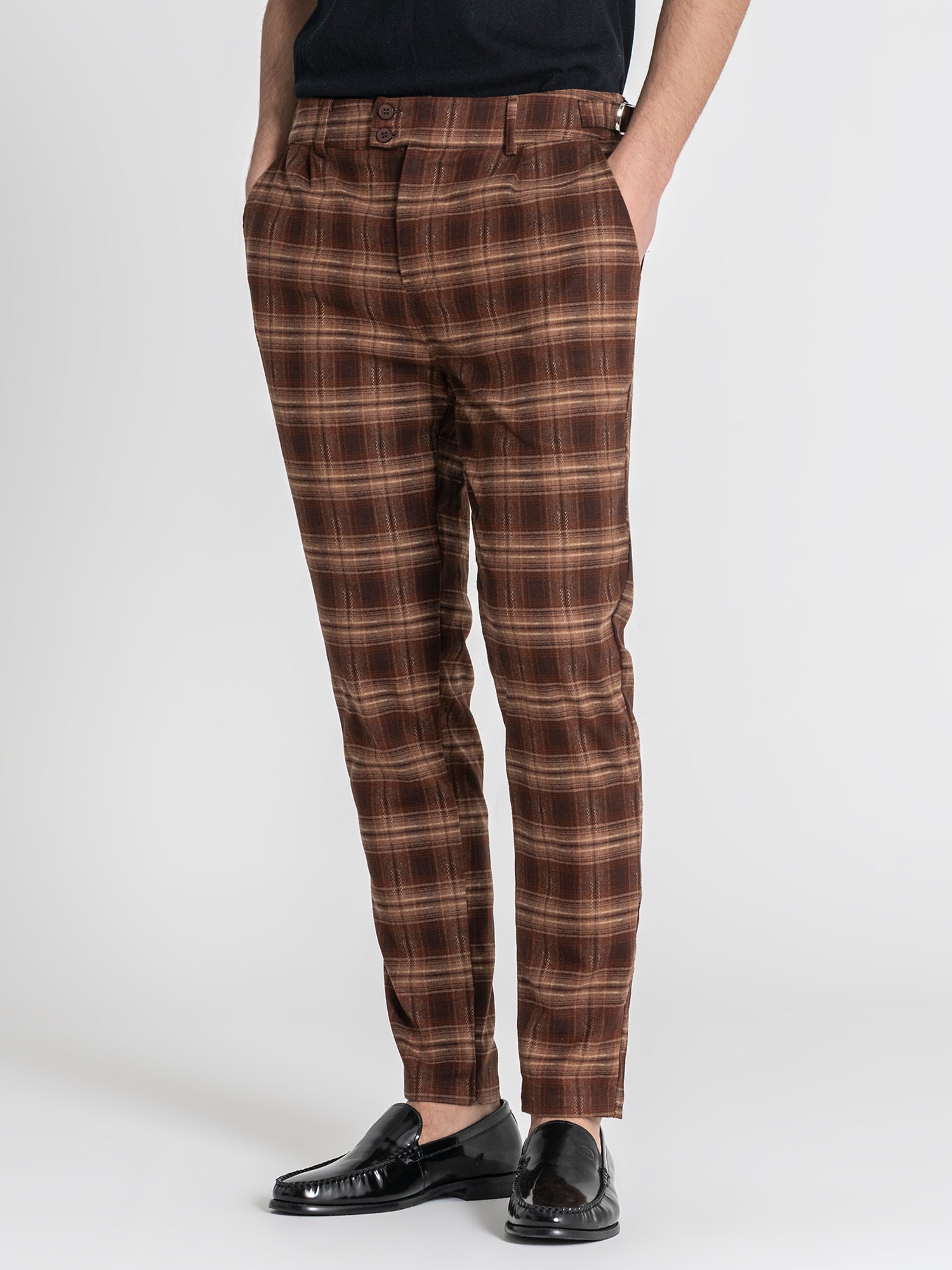 Beige Oxford Chino Pants