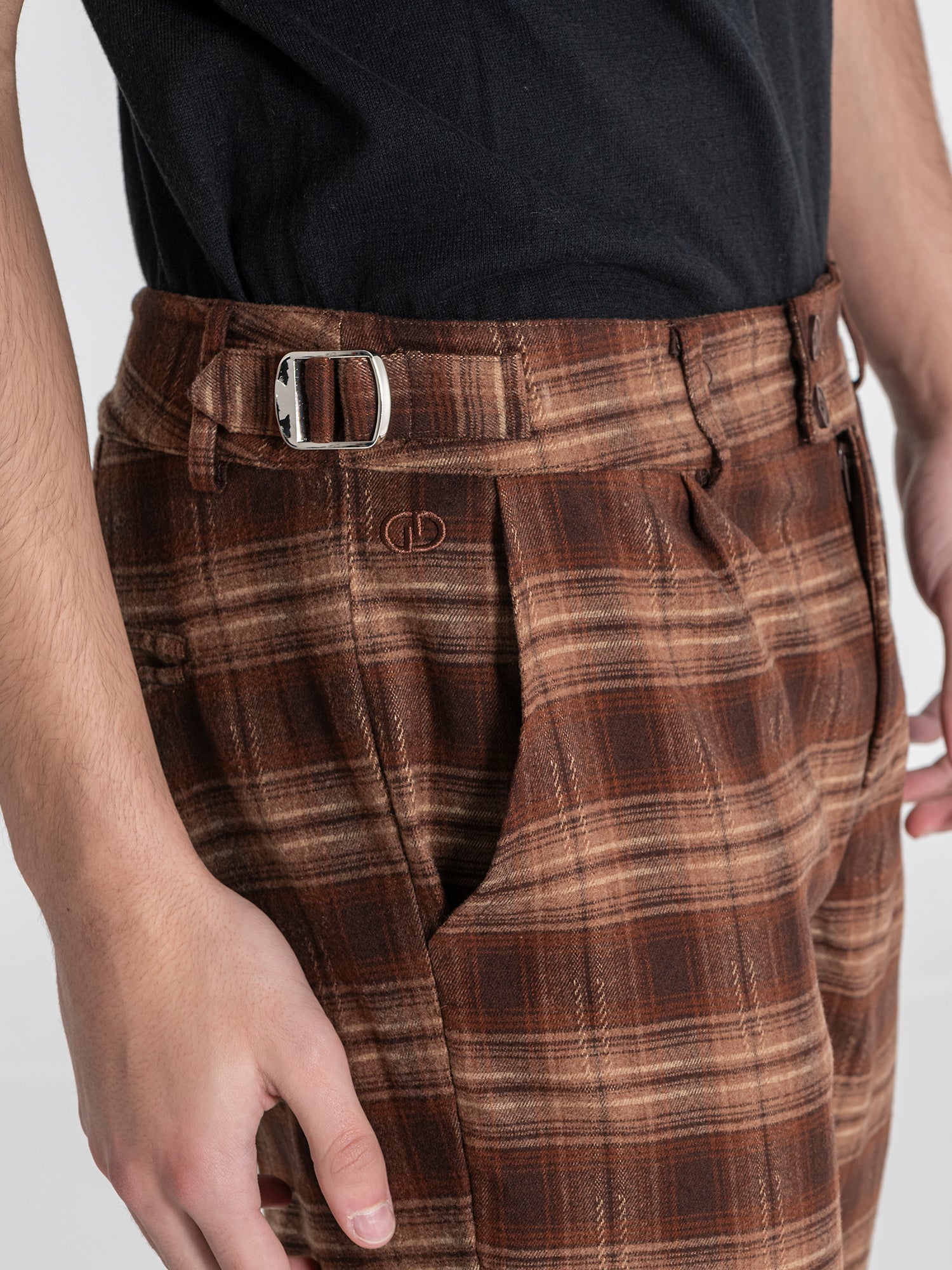 Beige Oxford Chino Pants