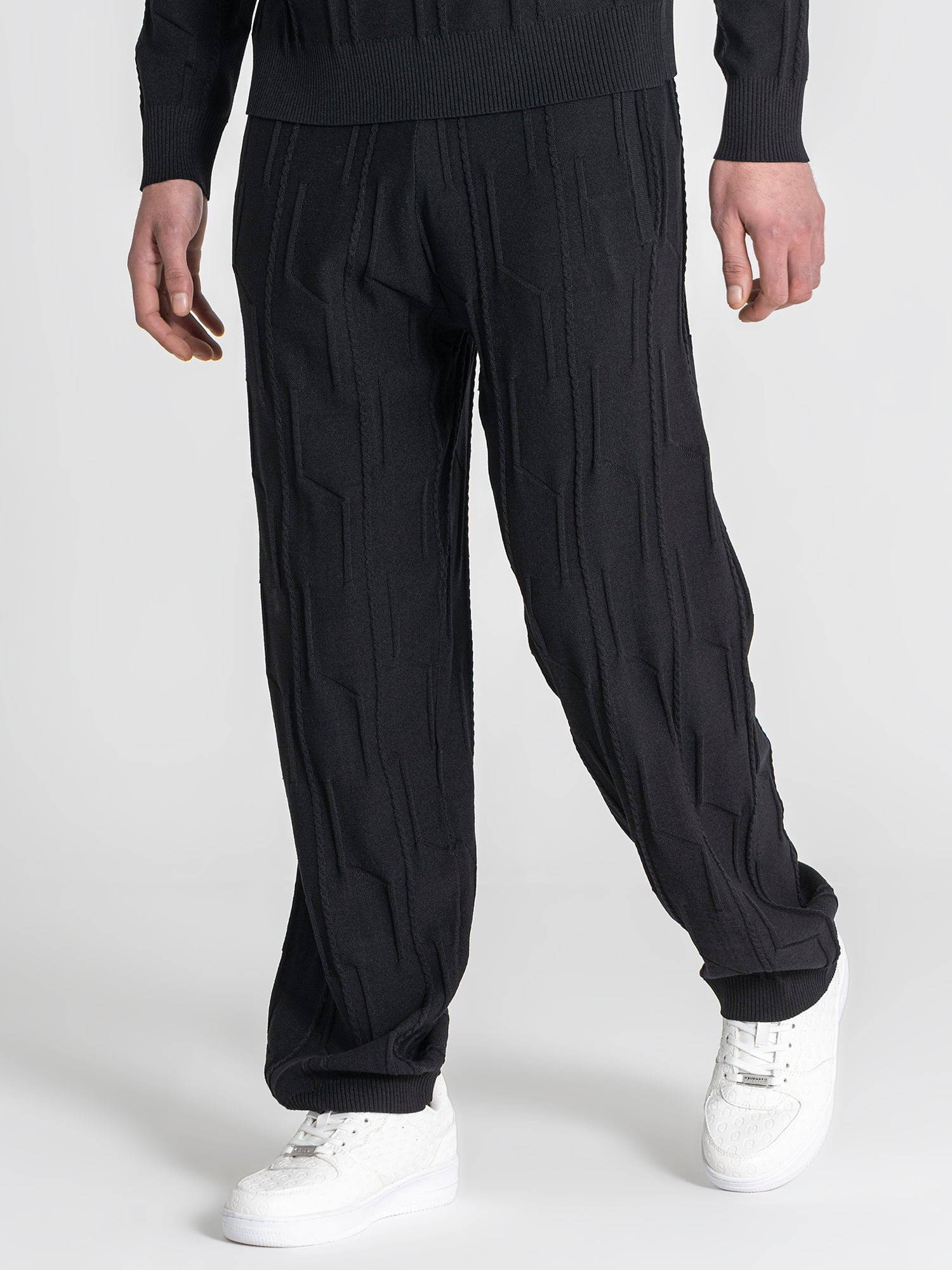 Black G Knit Pants