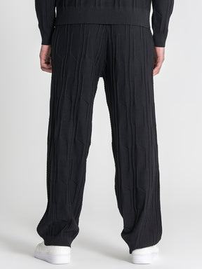 Black G Knit Pants