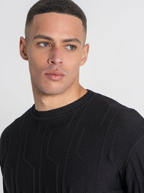 Black G Knit Sweater